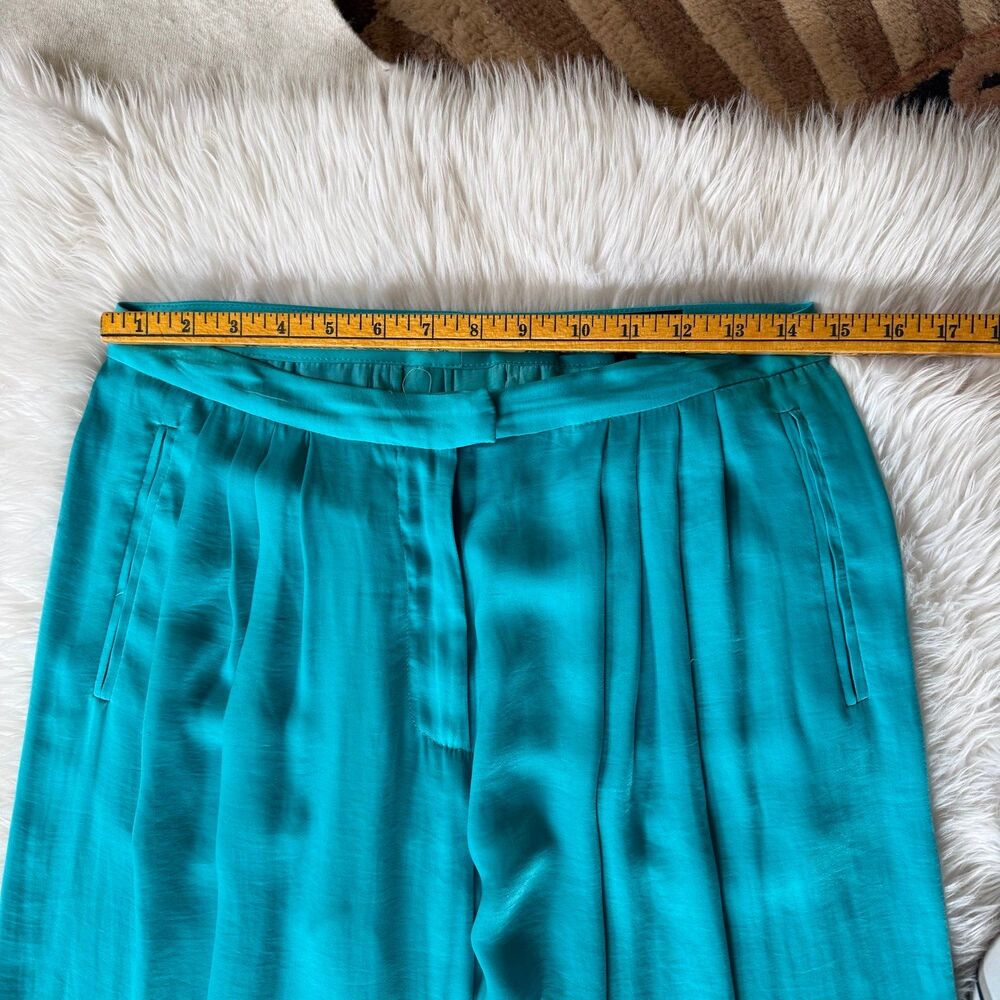 rag & bone Turquoise Wide-Leg Trousers - Picture 7 of 11